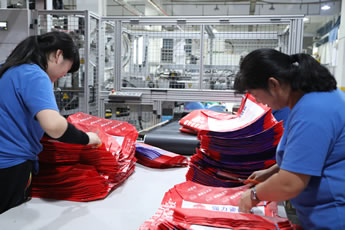 紙塑復合袋車間展示